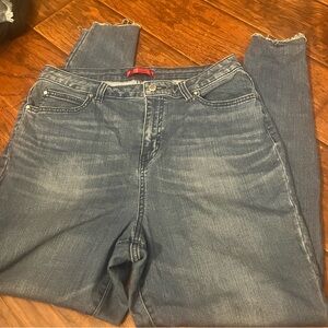 JLO blue high rise skinny jeans size 16